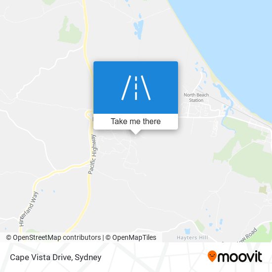 Cape Vista Drive map