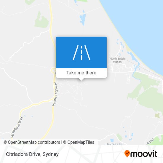 Citriadora Drive map