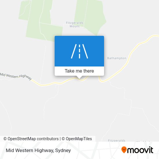 Mid Western Highway map