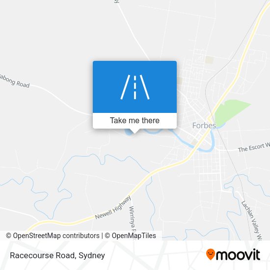 Racecourse Road map