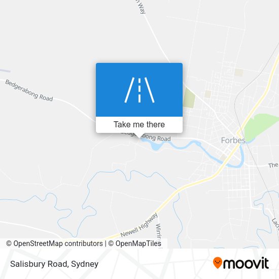 Salisbury Road map