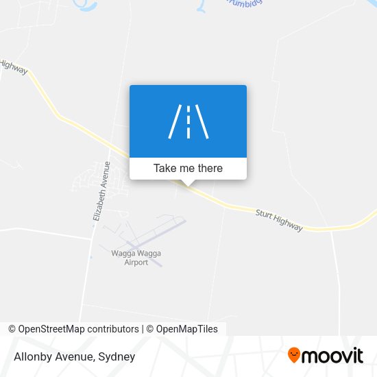 Allonby Avenue map