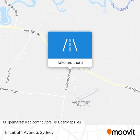 Elizabeth Avenue map