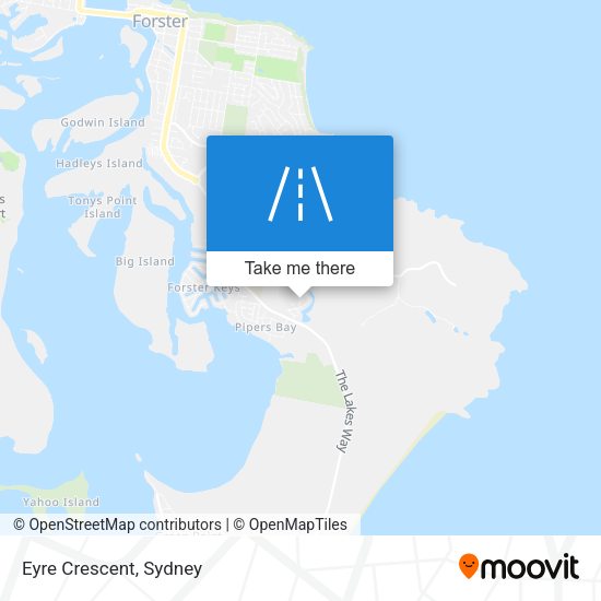 Eyre Crescent map