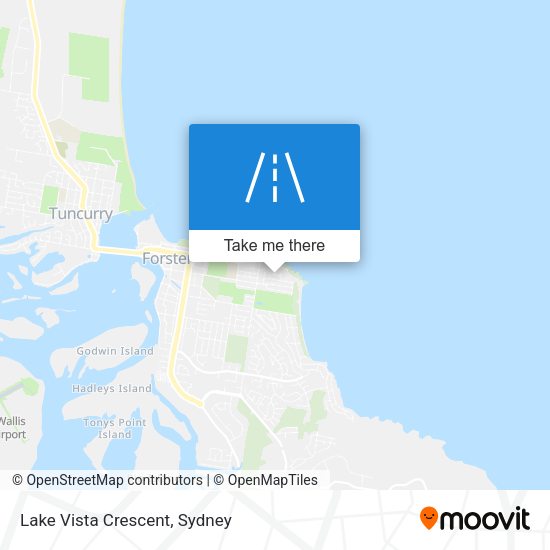 Lake Vista Crescent map