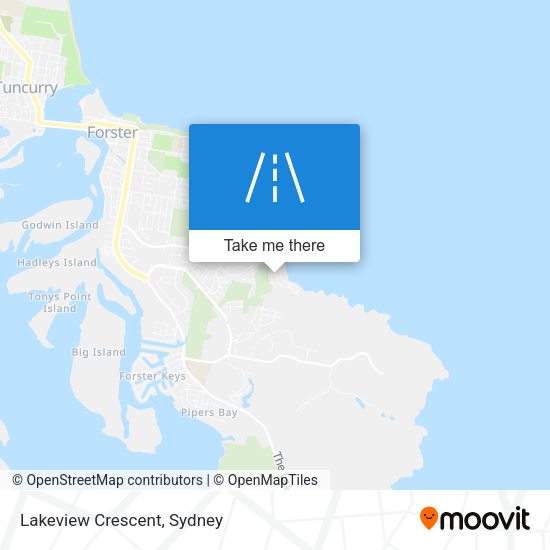 Lakeview Crescent map