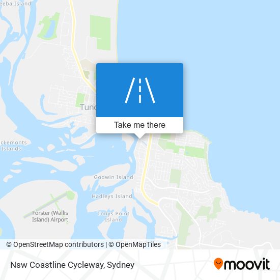 Nsw Coastline Cycleway map