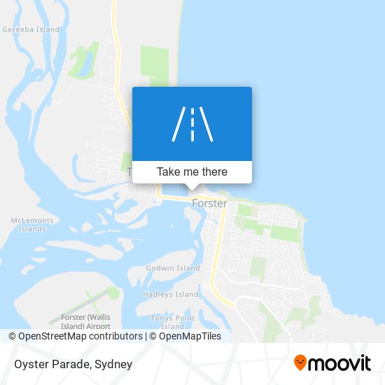 Oyster Parade map