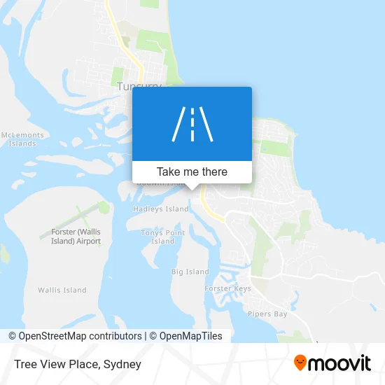 Mapa Tree View Place