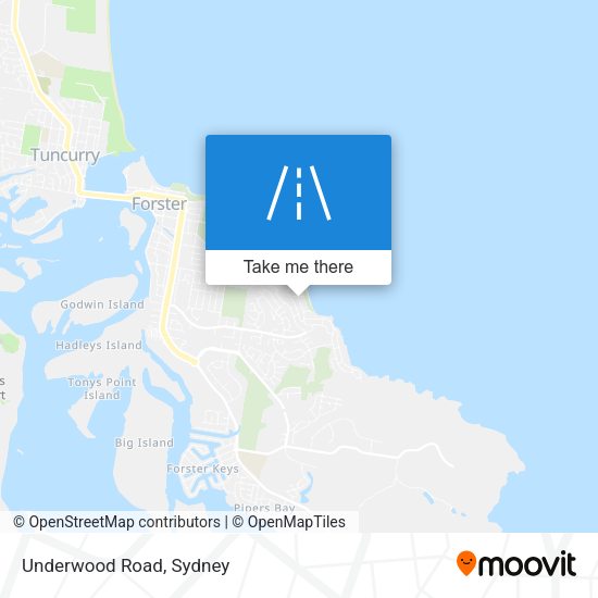 Underwood Road map