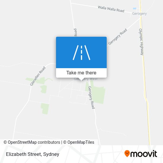 Elizabeth Street map