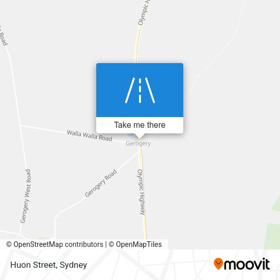 Huon Street map