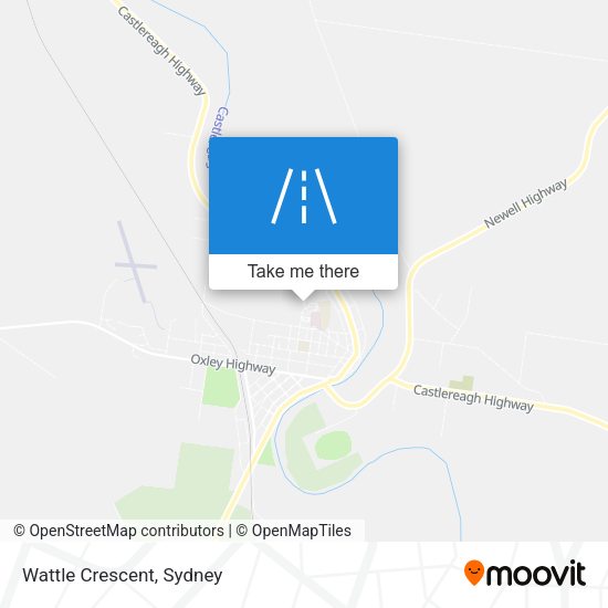 Wattle Crescent map
