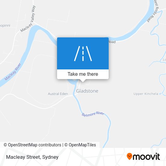 Macleay Street map