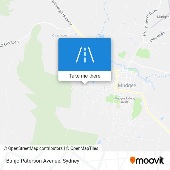 Banjo Paterson Avenue map