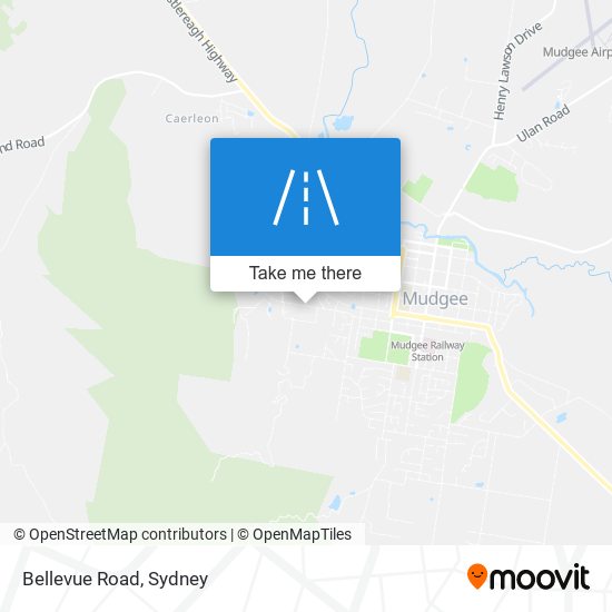 Mapa Bellevue Road