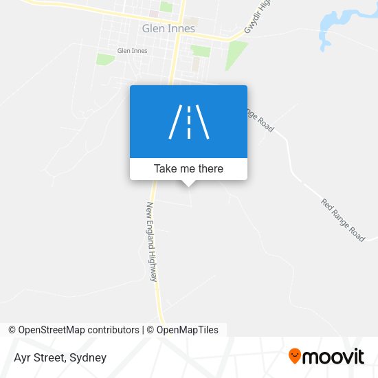 Ayr Street map