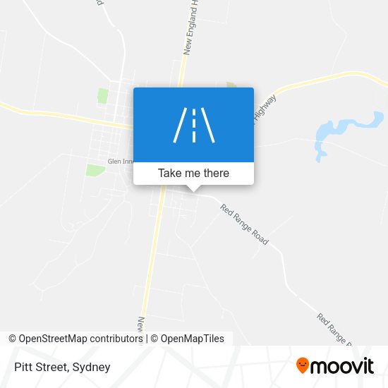 Pitt Street map