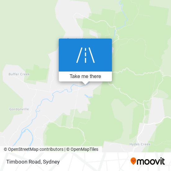 Mapa Timboon Road