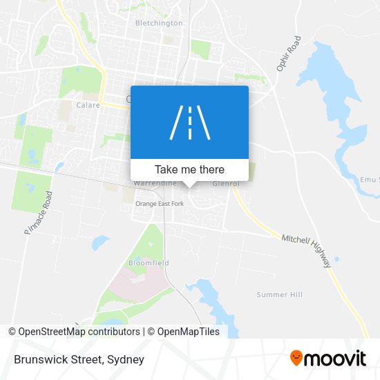 Brunswick Street map