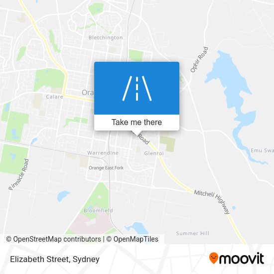 Elizabeth Street map