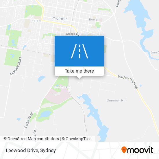 Mapa Leewood Drive