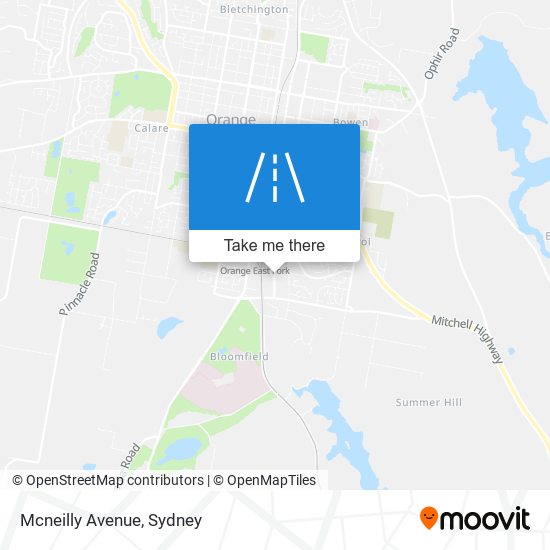 Mapa Mcneilly Avenue