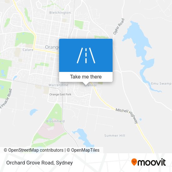 Orchard Grove Road map