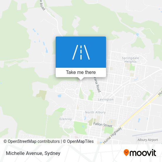 Michelle Avenue map