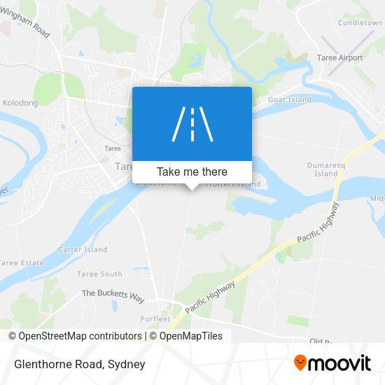 Glenthorne Road map