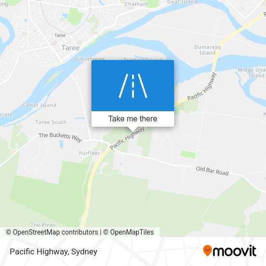 Pacific Highway map