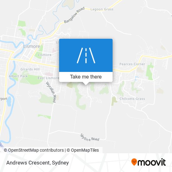 Andrews Crescent map