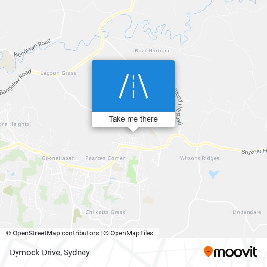 Mapa Dymock Drive