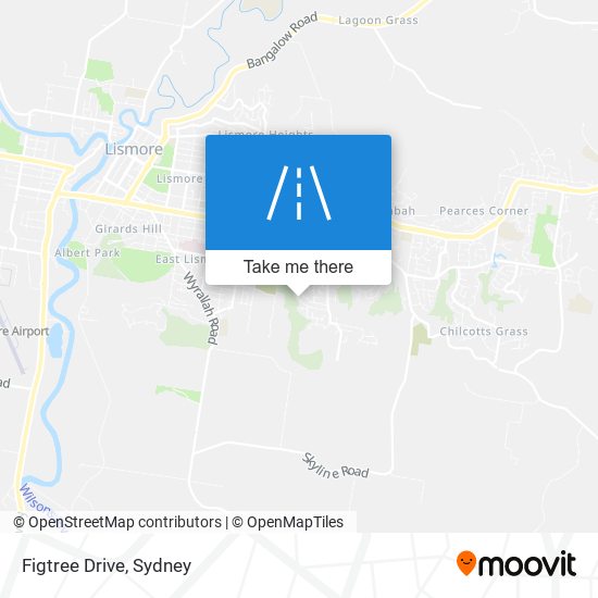 Mapa Figtree Drive