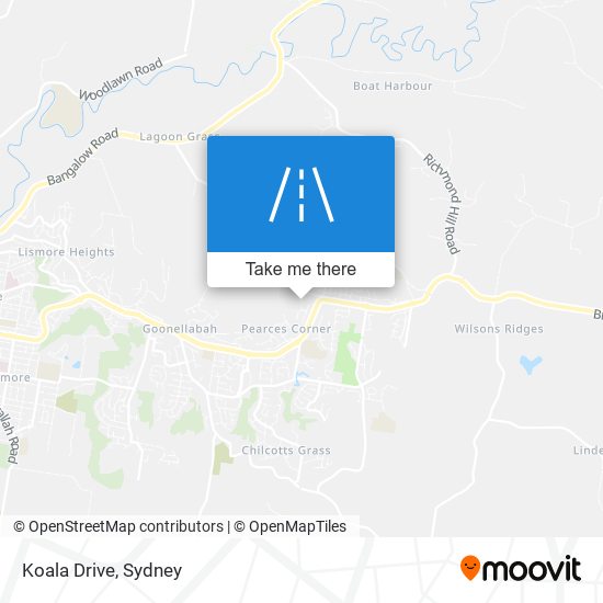 Koala Drive map