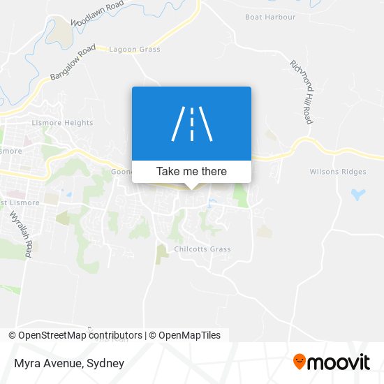 Myra Avenue map