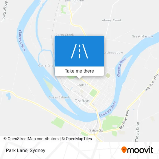 Mapa Park Lane