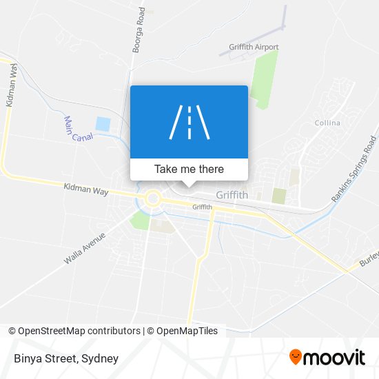 Binya Street map