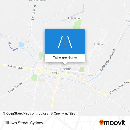 Illilliwa Street map