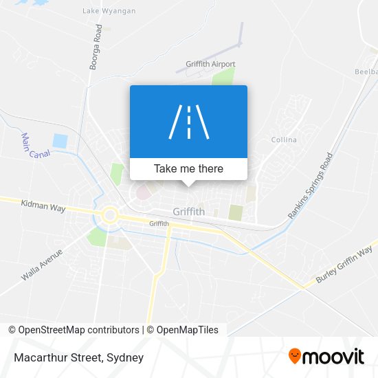 Macarthur Street map