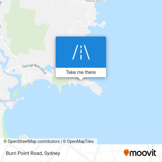 Burri Point Road map