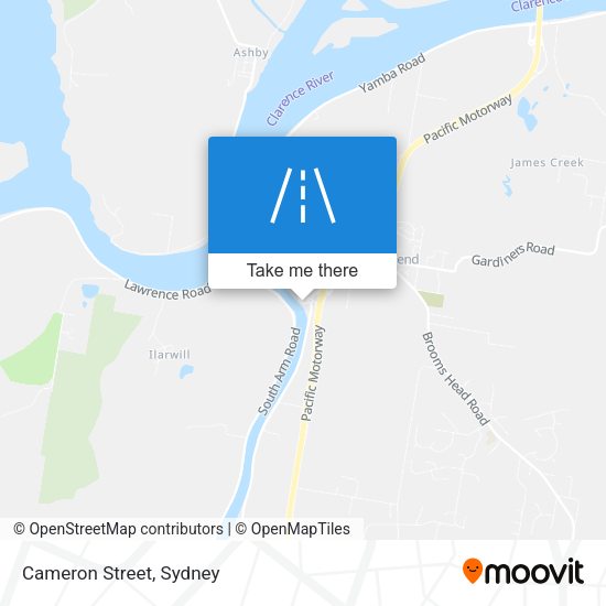 Cameron Street map