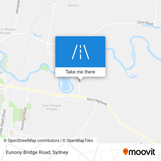 Eunony Bridge Road map