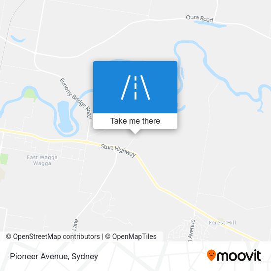 Pioneer Avenue map