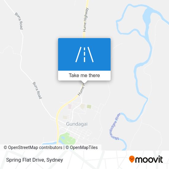 Spring Flat Drive map