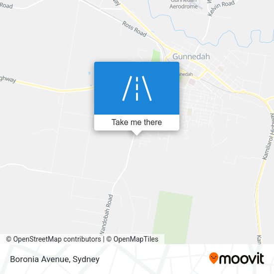 Boronia Avenue map