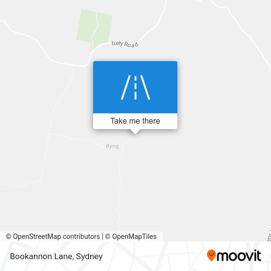 Bookannon Lane map