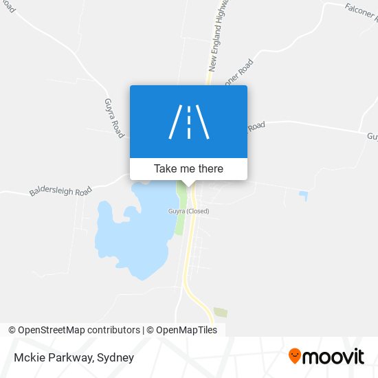 Mapa Mckie Parkway