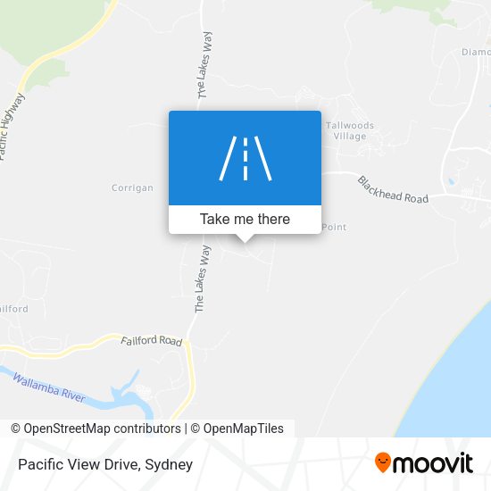 Pacific View Drive map