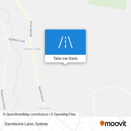Davidsons Lane map